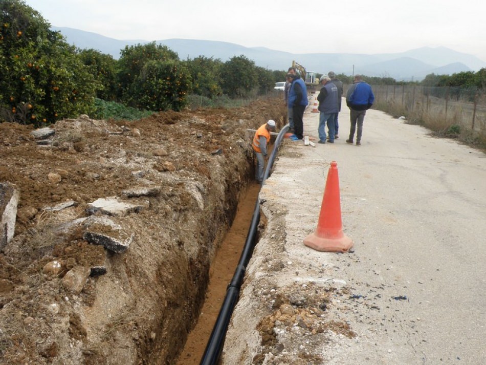 Η Δ.Ε.Υ.Α.Ν. ξεκίνησε τις εργασίες υδροδότησης των οικισμών Ανυφίου - Πουλακίδας